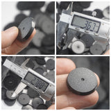 Maxbell Gaming Miniatures Bases 1.10inch Mini Table Games Black Game Figures Display 50pcs