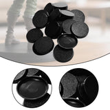 Maxbell Model Bases for Table Games Textured Circular Black Desktop Figurine Display 20pcs