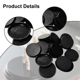 Maxbell Model Bases for Table Games Textured Circular Black Desktop Figurine Display 20pcs