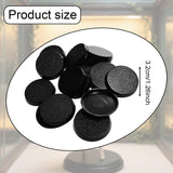 Maxbell Model Bases for Table Games Textured Circular Black Desktop Figurine Display 20pcs