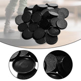 Maxbell Model Bases for Table Games Textured Circular Black Desktop Figurine Display 50pcs