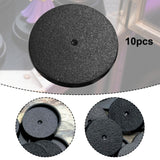 Maxbell Model Bases Textured Gaming Accessories Black for Tabletop Games Stable 32mm 10pcs