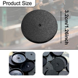 Maxbell Model Bases Textured Gaming Accessories Black for Tabletop Games Stable 32mm 10pcs