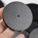 Maxbell Model Bases Textured Gaming Accessories Black for Tabletop Games Stable 32mm 10pcs