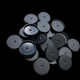 Maxbell Model Bases Textured Gaming Accessories Black for Tabletop Games Stable 32mm 20pcs