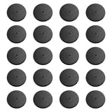 Maxbell Model Bases Textured Gaming Accessories Black for Tabletop Games Stable 32mm 20pcs