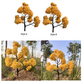 Maxbell Model Tree Accessories Props Micro Landscape for Scene Building DIY Projects Height 12 cm