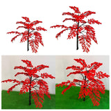 Maxbell Model Maple Tree Dioramas Scene Accessory Sand Table Ornament Miniature Tree 10cm