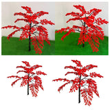 Maxbell Model Maple Tree Dioramas Scene Accessory Sand Table Ornament Miniature Tree 10cm