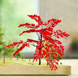 Maxbell Model Maple Tree Dioramas Scene Accessory Sand Table Ornament Miniature Tree 10cm