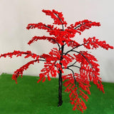 Maxbell Model Maple Tree Dioramas Scene Accessory Sand Table Ornament Miniature Tree 10cm