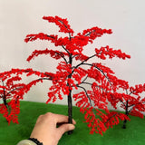 Maxbell Model Maple Tree Dioramas Scene Accessory Sand Table Ornament Miniature Tree 10cm