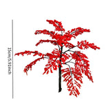 Maxbell Model Maple Tree Dioramas Scene Accessory Sand Table Ornament Miniature Tree 15cm