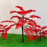 Maxbell Model Maple Tree Dioramas Scene Accessory Sand Table Ornament Miniature Tree 15cm