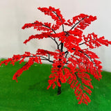 Maxbell Model Maple Tree Dioramas Scene Accessory Sand Table Ornament Miniature Tree 15cm