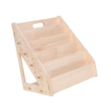 Maxbell Kids Bookshelf Wood Card Display Stand for Coloring Books Magazines Kid Room