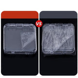 Maxbell Press on Nail Storage Box Set Clear Business Multipurpose Nail Art Organizer Long Box