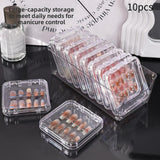 Maxbell Nail Display Tape for Press on Nails 10 Pieces for Packaging Storage Display