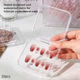 Maxbell Nail Display Tape for Press on Nails 10 Pieces for Packaging Storage Display