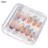 Maxbell Nail Display Tape for Press on Nails 10 Pieces for Packaging Storage Display