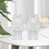 Maxbell 2Pcs Doll Display Case Convenient Accessory Lightweight Pendant Storage Case Standing 10.5cmx17cm