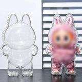 Maxbell 2Pcs Doll Display Case Convenient Accessory Lightweight Pendant Storage Case Standing 10.5cmx17cm