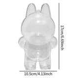 Maxbell 2Pcs Doll Display Case Convenient Accessory Lightweight Pendant Storage Case Standing 10.5cmx17cm