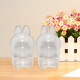 Maxbell 2Pcs Doll Display Case Convenient Accessory Lightweight Pendant Storage Case Sitting 8cmx15.5cm