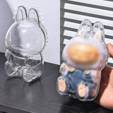 Maxbell 2Pcs Doll Display Case Convenient Accessory Lightweight Pendant Storage Case Sitting 8cmx15.5cm