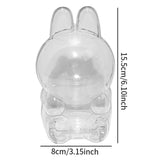 Maxbell 2Pcs Doll Display Case Convenient Accessory Lightweight Pendant Storage Case Sitting 8cmx15.5cm