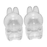 Maxbell 2Pcs Doll Display Case Convenient Accessory Lightweight Pendant Storage Case Sitting 8cmx15.5cm