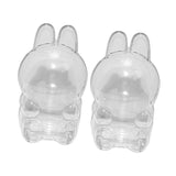 Maxbell 2Pcs Doll Display Case Convenient Accessory Lightweight Pendant Storage Case Sitting 8cmx15.5cm