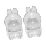 Maxbell 2Pcs Doll Display Case Convenient Accessory Lightweight Pendant Storage Case Sitting 8cmx15.5cm