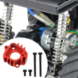 Maxbell 1/10 RC Car Motor Mount Lightweight Sturdy Direct Replaces for CW01 Lunchbox Red