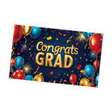 Maxbell Large Congrats Graduation Banner Supplies Congratulations Backdrop Graduate Banner