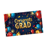 Maxbell Large Congrats Graduation Banner Supplies Congratulations Backdrop Graduate Banner