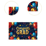 Maxbell Large Congrats Graduation Banner Supplies Congratulations Backdrop Graduate Banner
