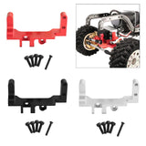 Maxbell Front Axle Servo Mount Bracket Aluminum for Meijiaxin H12Y H12Y+ 1:12 RC Car Red