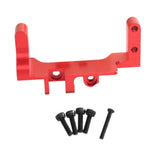 Maxbell Front Axle Servo Mount Bracket Aluminum for Meijiaxin H12Y H12Y+ 1:12 RC Car Red