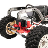 Maxbell Front Axle Servo Mount Bracket Aluminum for Meijiaxin H12Y H12Y+ 1:12 RC Car Red