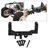 Maxbell Front Axle Servo Mount Bracket Aluminum for Meijiaxin H12Y H12Y+ 1:12 RC Car Black