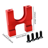 Maxbell RC Car Motor Holder Mount Stand for 104072 104001 104002 1/10 RC Crawler Car Red