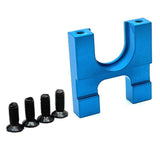 Maxbell RC Car Motor Holder Mount Stand for 104072 104001 104002 1/10 RC Crawler Car Blue