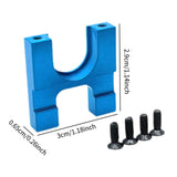 Maxbell RC Car Motor Holder Mount Stand for 104072 104001 104002 1/10 RC Crawler Car Blue