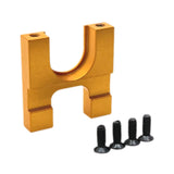 Maxbell RC Car Motor Holder Mount Stand for 104072 104001 104002 1/10 RC Crawler Car Gold