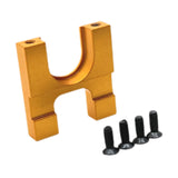 Maxbell RC Car Motor Holder Mount Stand for 104072 104001 104002 1/10 RC Crawler Car Gold