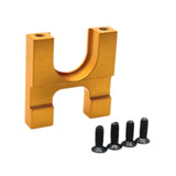 Maxbell RC Car Motor Holder Mount Stand for 104072 104001 104002 1/10 RC Crawler Car Gold