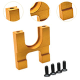 Maxbell RC Car Motor Holder Mount Stand for 104072 104001 104002 1/10 RC Crawler Car Gold