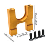 Maxbell RC Car Motor Holder Mount Stand for 104072 104001 104002 1/10 RC Crawler Car Gold