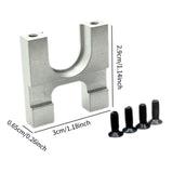 Maxbell RC Car Motor Holder Mount Stand for 104072 104001 104002 1/10 RC Crawler Car Sliver